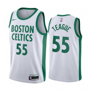 Nike Celtics #55 Jeff Teague White NBA Swingman 2020-21 City Edition Jersey