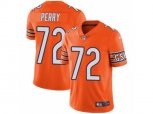 Chicago Bears #72 William Perry Vapor Untouchable Limited Orange Rush NFL Jersey