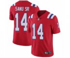 New England Patriots #14 Mohamed Sanu Sr Red Alternate Vapor Untouchable Limited Player Football Jersey
