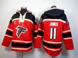 nike nfl jerseys atlanta falcons #11 jones black-red[pullover hooded sweatshirt]