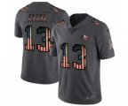 Tampa Bay Buccaneers #13 Mike Evans Limited Black USA Flag 2019 Salute To Service Football Jersey