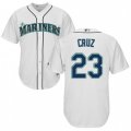 Seattle Mariners #23 Nelson Cruz Replica White Home Cool Base MLB Jersey