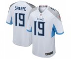 Tennessee Titans #19 Tajae Sharpe Game White Football Jersey