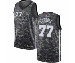 San Antonio Spurs #77 DeMarre Carroll Swingman Camo Basketball Jersey - City Edition