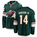 Minnesota Wild #14 Joel Eriksson Ek Authentic Green Home Fanatics Branded Breakaway NHL Jersey