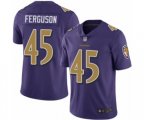 Baltimore Ravens #45 Jaylon Ferguson Limited Purple Rush Vapor Untouchable Football Jersey