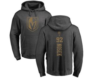Vegas Golden Knights #92 Tomas Nosek Charcoal One Color Backer Pullover Hoodie