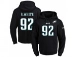 Philadelphia Eagles #92 Reggie White Black Name & Number Pullover NFL Hoodie