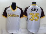 San Diego Padres #35 Randy Jones White Stitched Cooperstown Cool Base Nike Jersey