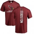 Arizona Cardinals #33 Tre Boston Maroon Backer T-Shirt