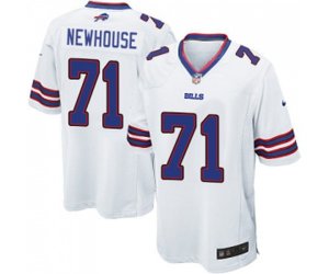 Buffalo Bills #71 Marshall Newhouse Game White Football Jersey