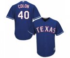 Texas Rangers #40 Bartolo Colon Replica Royal Blue Alternate 2 Cool Base MLB Jersey