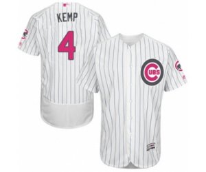 Chicago Cubs Tony Kemp Authentic White 2016 Mother\'s Day Fashion Flex Base Baseball Player Jersey
