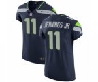 Seattle Seahawks #11 Gary Jennings Jr. Navy Blue Team Color Vapor Untouchable Elite Player Football Jersey