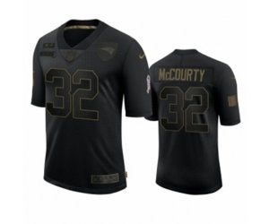 New England Patriots #32 Devin McCourty Black 2020 Salute To Service Limited Jersey