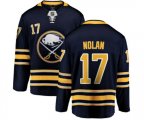 Buffalo Sabres #17 Jordan Nolan Fanatics Branded Navy Blue Home Breakaway NHL Jersey