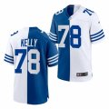 Indianapolis Colts #78 Ryan Kelly Nike Royal White Split Two Tone Jersey