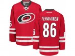 Carolina Hurricanes #86 Teuvo Teravainen Authentic Red Home NHL Jersey