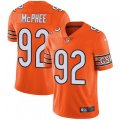 Chicago Bears #92 Pernell McPhee Limited Orange Rush Vapor Untouchable NFL Jersey