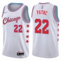 Nike Chicago Bulls #22 Cameron Payne Swingman White NBA Jersey - City Edition