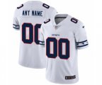 New England Patriots Customized White Team Logo Cool Edition Jersey