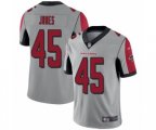 Atlanta Falcons #45 Deion Jones Limited Silver Inverted Legend Football Jersey