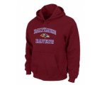 Baltimore Ravens Heart & Soul Pullover Hoodie Red