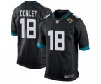 Jacksonville Jaguars #18 Chris Conley Game Black Team Color Football Jersey