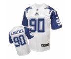 dallas cowboys #90 Demarcus Lawrence Throwback white jerseys