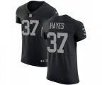 Oakland Raiders #37 Lester Hayes Black Team Color Vapor Untouchable Elite Player Football Jersey