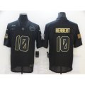 Los Angeles Chargers #10 Justin Herbert Black Nike 2020 Salute To Service Limited Jersey