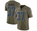 Tennessee Titans #37 Amani Hooker Limited Olive 2017 Salute to Service Football Jersey