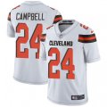 Cleveland Browns #24 Ibraheim Campbell White Vapor Untouchable Limited Player NFL Jersey