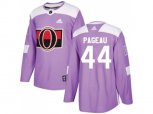 Adidas Ottawa Senators #44 Jean-Gabriel Pageau Purple Authentic Fights Cancer Stitched NHL Jersey
