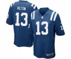 Indianapolis Colts #13 T.Y. Hilton Game Royal Blue Team Color Football Jersey