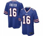 Buffalo Bills #16 Robert Foster Game Royal Blue Team Color NFL Jersey