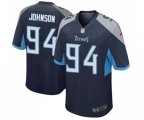 Tennessee Titans #94 Austin Johnson Game Light Blue Team Color Football Jersey