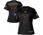 Women Buffalo Bills #7 Doug Flutie Game Black Fashion Football Jersey