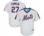 New York Mets #27 Jeurys Familia Replica White Alternate Cool Base Baseball Jersey