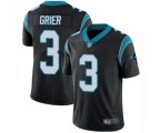 Carolina Panthers #3 Will Grier Black Team Color Vapor Untouchable Limited Player Football Jersey