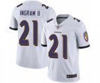 Baltimore Ravens #21 Mark Ingram II White Vapor Untouchable Limited Player Football Jersey