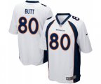 Denver Broncos #80 Jake Butt Game White Football Jersey