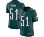 Philadelphia Eagles #51 Zach Brown Midnight Green Team Color Vapor Untouchable Limited Player Football Jersey