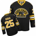 Boston Bruins #25 Brandon Carlo Premier Black Third NHL Jersey