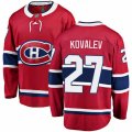 Montreal Canadiens #27 Alexei Kovalev Authentic Red Home Fanatics Branded Breakaway NHL Jersey