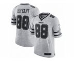 Dallas Cowboys #88 Dez Bryant Limited Gray Gridiron II NFL Jersey