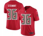 Tampa Bay Buccaneers #36 M.J. Stewart Limited Red Rush Vapor Untouchable Football Jersey