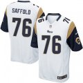 Los Angeles Rams #76 Rodger Saffold Game White NFL Jersey