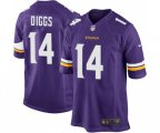 Minnesota Vikings #14 Stefon Diggs Game Purple Team Color Football Jersey