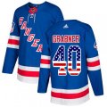 New York Rangers #40 Michael Grabner Authentic Royal Blue USA Flag Fashion NHL Jersey